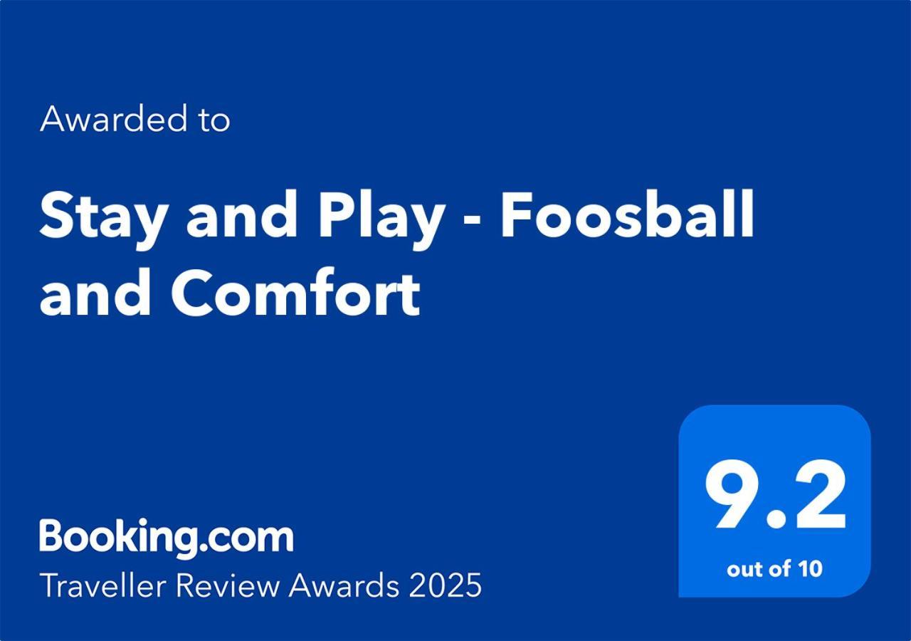 Stay And Play - Foosball And Comfort Sofia Exterior foto